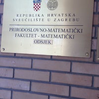 Photo taken at PMF - Matematički odsjek by Marko K. on 4/29/2013
