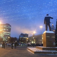 Photo taken at Площадь Эрнста Тельмана by Юна М. on 1/11/2019