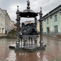 Photo taken at Памятник Казанскому Коту by Sophie T. on 11/8/2019