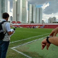 Photo taken at Estádio Nicolau Alayon by Julio A. on 2/20/2016