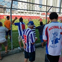 Photo taken at Estádio Nicolau Alayon by Julio A. on 4/9/2016