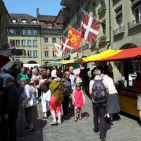 Photo taken at Berner Wochenmarkt (Wuchemärit) by Frank N. on 6/8/2013