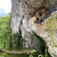 Photo taken at Santuario de Covadonga by Kylie on 6/22/2022