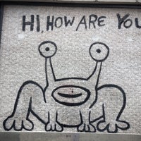 Photo taken at Hi How Are You? | Jeremiah the Innocent Frog. (1993) mural by Daniel Johnston by Chase M. on 5/31/2017