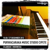 Photo taken at Purwacaraka Music Studio Cipete by Krisna P. on 12/27/2012