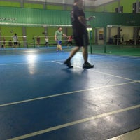 Photo taken at T-SMASH Badminton Sport Club by Natrudee S. on 8/28/2013