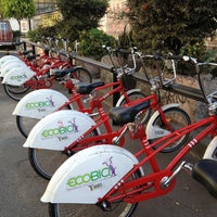 Photo taken at Ecobici 191 by Jorge P. on 12/28/2012