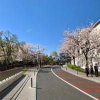 Photo taken at さくら坂 by rotomx . on 4/4/2019
