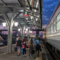 Photo taken at Ж/Д вокзал Улан-Удэ｜Ulan-Ude Railway Station by Alexandra P. on 7/25/2021