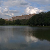 Photo taken at Воробьёвский пруд by Alexandra P. on 8/14/2021