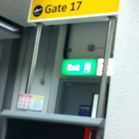 Photo taken at Gate 17 by mariza🎀 on 9/30/2012