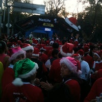 Photo taken at Nike Run Club Condesa by Yol on 12/16/2012