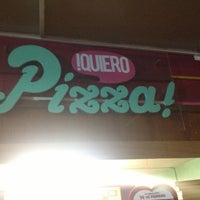 Photo taken at Quiero Pizza by Jazmine on 2/16/2013