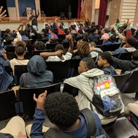 Photo taken at Attucks Middle School by Randy on 10/10/2018