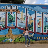 Greetings from Austin Mural - Historic Site in Austin