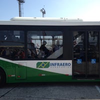 Photo taken at Ônibus Infraero by Daniel M. on 9/27/2016