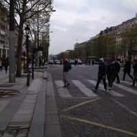 Photo taken at Avenue des Champs-Élysées by Vildan Y. on 4/28/2013