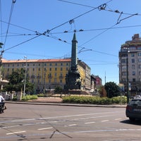 Photo taken at Piazza Cinque Giornate by Linda . on 7/29/2019