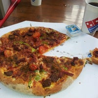 Photo taken at Domino&#39;s Pizza by Damla A. on 10/11/2012