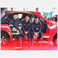 Photo taken at Sentosa Fire Station (Stn18) by Faiz M. on 1/11/2014