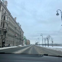 Photo taken at Kutuzov Embankment by Lu O. on 2/21/2021
