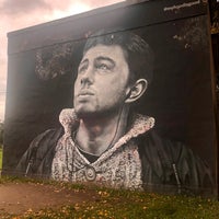 Photo taken at Граффити «В чём сила, брат?» by Lu O. on 9/22/2020