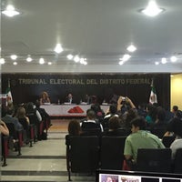 Photo taken at Tribunal electoral del distrito federal by Nohemi T. on 3/30/2016