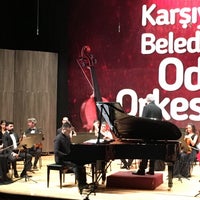 Photo taken at Karşıyaka Opera ve Tiyatro Sahnesi by Yelis ö. on 12/19/2016