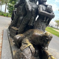 Photo taken at Immigrants Sculpture by Gustavo M. on 7/13/2023