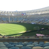 Photo taken at Mário Filho (Maracanã) Stadium by Brenda L. on 8/2/2015