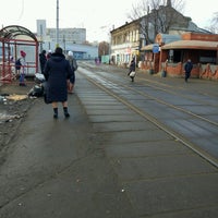 Photo taken at Трамвайна станція «Семена Скляренка» by Volodymyr K. on 2/27/2017