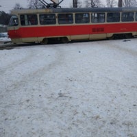 Photo taken at Трамвайна станція «Семена Скляренка» by Volodymyr K. on 2/27/2018