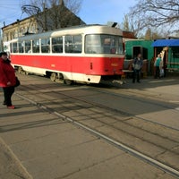 Photo taken at Трамвайна станція «Семена Скляренка» by Volodymyr K. on 4/10/2017