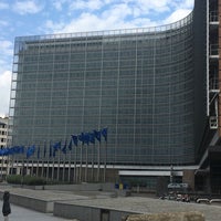 Photo taken at European Commission - Charlemagne Building by makoto k. on 7/7/2019