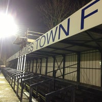 Photo taken at Staines Town FC by Josh on 2/26/2013