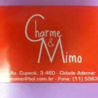 Photo taken at Charme &amp; Mimo by Jonnathan O. on 12/1/2012