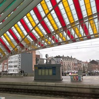 Photo taken at Liège-Guillemins Railway Station (XHN) by Andreea on 2/17/2024