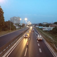 Photo taken at Dušanovački most by Doroteja on 9/30/2012