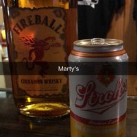 Photo taken at Marty&amp;#39;s Bar by Jeremiah C. on 1/20/2018