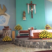 Photo taken at Parroquia María Madre de la Iglesia by Gabby R. on 5/26/2016