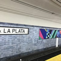 Photo taken at Estación Av. La Plata [Línea E] by Lizbeth G. on 2/3/2018