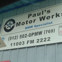 Photo taken at Paul&amp;#39;s Motor Werks by Bill H. on 8/27/2013