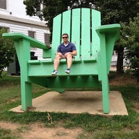 Photo taken at Big Green Chair by Joel H. on 8/9/2014