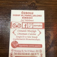 Photo taken at Öz Bolu Kebap ve Yemek Salonu by Oya on 1/25/2020