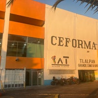 Photo taken at Alberca Olímpica CEFORMA by Enrique U. on 9/26/2023