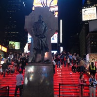 Photo taken at Red Stairs Times Square by Valeriya K. on 5/3/2013
