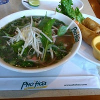 Photo taken at Pho Hoa Noodle Soup by Miles G. on 3/4/2013