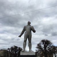 Photo taken at Памятник Юрию Гагарину by Masha Z. on 5/4/2017