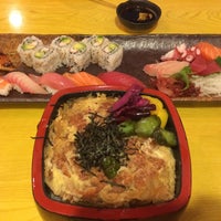 Photo taken at Murasaki Restaurant and Sushi Bar by Monica on 4/23/2014