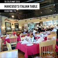 Photo taken at Mancuso&amp;#39;s Italian Table by Tony B. on 5/5/2013